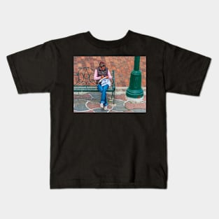 Alone. Kids T-Shirt